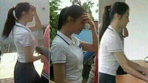 박하선, 교복 직찍… 여고생 청순미 물씬 