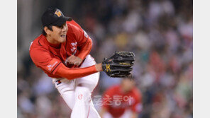 [포토] 김광현, 가벼운 역투 ‘승리다~’