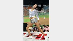 [포토] 치어리더, 핫팬츠가 아닌 초미니 치마에 ‘깜짝!’
