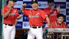 [포토] 이만수 감독 ‘김광현 완벽투가 승리의 요인’