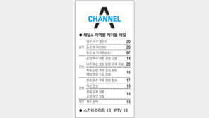 [광주/전남][전북][제주]채널A 지역별 케이블 채널