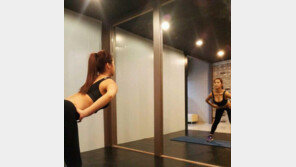 솔비, 트레이닝복 입고 몸매 자랑 ‘상체 숙이니…’ 