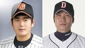 롯데 김명성-두산 용덕한 1:1 맞트레이드