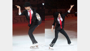  김연아, 쉔-자오 은퇴무대서 화려한 무대…1만5000석 매진