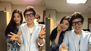장범준, 김규리와 찰칵…입이 귀에 걸렸어 ‘누나가 최고~’