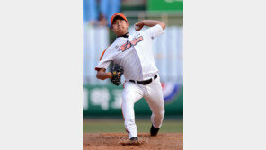 [포토] 유창식, LG전 3승 ‘명실상부 쌍둥이 킬러’