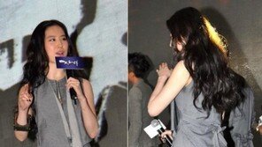 ‘청순미녀’ 유역비, 속옷 훤히 보이는 시스루 치마… “와우!”