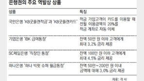 안갯속 금융시장, 역발상 틈새상품 톡톡 튀네
