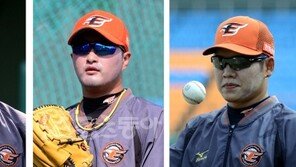 [포토] 정범모-안승민-박정진, 과도한 썬크림…‘각시탈 돋네’