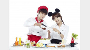 ‘판다양과 고슴도치’ 동해·윤승아, 순정만화 느낌의 포스터 촬영