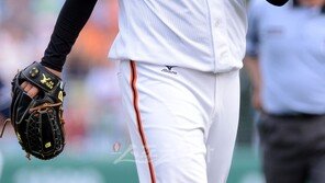 [포토] 류현진, 삭발까지 했는데…‘뭐가 문제지?’