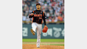 [포토] 이용훈, 최동수 안타에 ‘좋다 말았네’