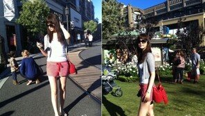 이다해 근황 사진 공개, “미국 휴가 중 2kg 쪘어~”