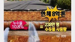 [뉴스A]상수도관 노후 심각…수돗물, 땅 속으로 ‘줄줄’ 샌다