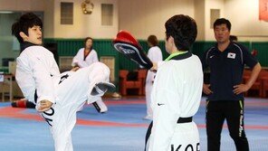 [SD포토] 태권도 훈남 이대훈, 금빛 발차기