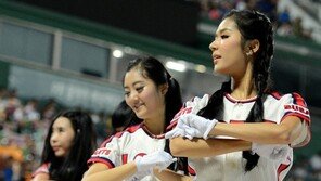 [포토] 치어리더, 다리 들어올리고 섹시 군무 작렬