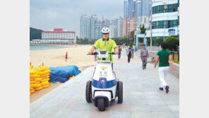 [부산/경남]해수욕장 순찰도 이젠 ‘친환경’