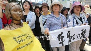 “소녀상 ‘말뚝’  관심 굶주린  日우익의 쇼”