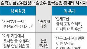 김석동-김중수 엇박자… 어느 장단에 춤추나
