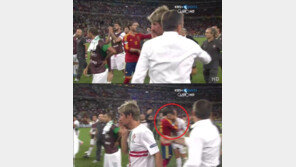 스페인 vs 포르투갈, 라모스 파넨카킥 성공 후 호날두 위로 “훈훈해”