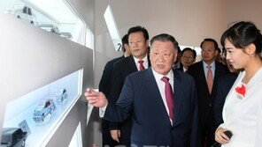 정몽구 현대차그룹 회장, 여수엑스포 현장 방문