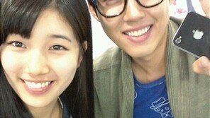 수지-백성현, 다정 셀카 공개 ‘잘 어울려’ 