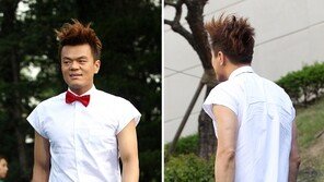 [포토] ‘20's Choice’ 박진영, 치마 파격 ‘하의실종 보고있나?’