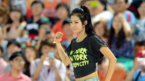 [포토] 롯데 여신 박기량, 스마트폰에 담고 싶은 비주얼