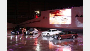 [포토] 아이스링크 위 멋진 자태를 뽐내는 아우디 신차