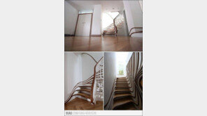 술 취한 계단, “계단을 이렇게 만든 이유는?”