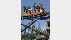 서서 타는 롤러코스터, “정말 무서워 소변을 볼지도…”