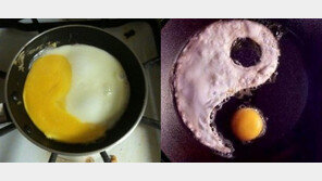 태극 달걀 프라이, “보통실력이 아니네! 맛은 어떨까?”