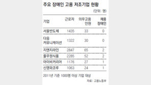 다음, 장애인 채용은 ‘다음에…’