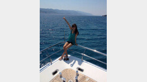 손연재, 핫팬츠 차림으로 바다 만끽