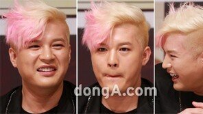 [SD포토] 신동, ‘파격적인 반삭+핑크빛 헤어?’