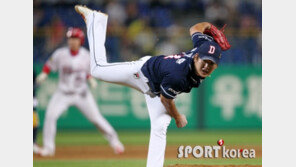 [포토] 임태훈 ‘화끈한 투구’ 