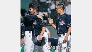 [포토] 나지완 발끈에 얼굴 붉어진 프록터 ‘나도 화나요’