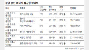여름만 되면 전기료 걱정하시는 분들 ‘에너지 절감’ 아파트 주목하세요