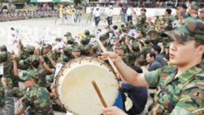 남녀양궁대표 결승 가정해 원주 군부대서 실전훈련