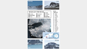 남극에 인수봉-아우라지계곡 생겨