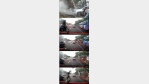 폭스바겐 골프 차량 급발진?…사람 매단채 튀어나가 운전자 사망 