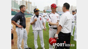 [포토] 프록터-나지완, 아직도 티격태격? 여전히 차가운 분위기