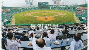 ‘명당’ 중앙지정석 티켓 품귀… ‘야구 접대’