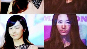 제시카-크리스탈 차이, 플래쉬 세례 속 ‘성격 나오네’