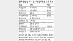 9인? 7인?… 中 차기 상무위원 숫자 보면 권력지도 보인다