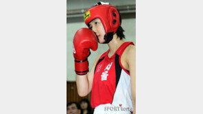 [포토] 이시영, 복싱으로 다부진 팔뚝