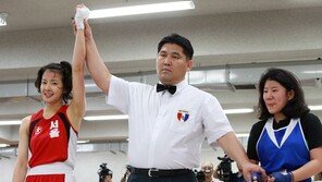 [SD포토] 이시영, 판정승 거두며 결승 진출!