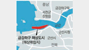 [대전/충남][충북]군산市-서천郡, 해상매립지 활용 놓고 설전