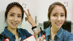 최송현, 소두 인증샷…큐카드로 얼굴이 가려지네!