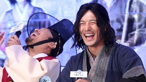 [SD포토] 차태현-오지호, 무슨 일 있었기에 ‘빵’ 터졌을까  (바람사 제작발표회)